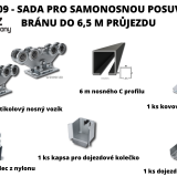 C80.6.FE9 - SADA PRO SAMONOSNOU POSUVNOU BRÁNU DO 6,5 M PRŮJEZDU (3)